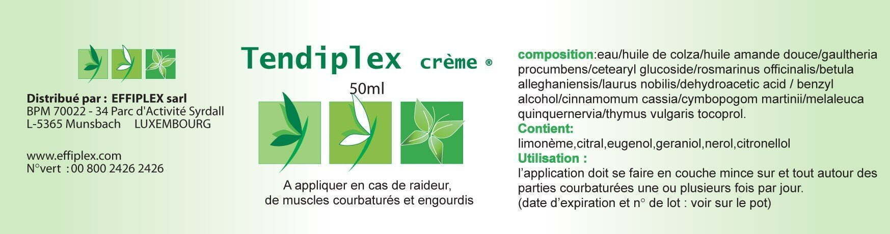 Tendiplex creme 3 175 Tendiplex creme