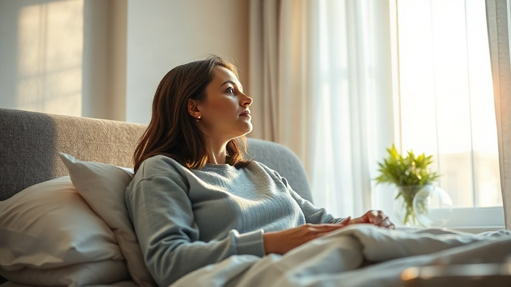Fatigue au réveil : pourquoi se sentir épuisé dès le matin ? 3 fatigue au réveil, femme épuisée le matin dans sa chambre