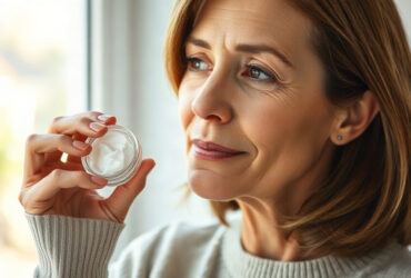 Illustration : Peau à la ménopause : pourquoi devient-elle plus sèche et plus fine ?