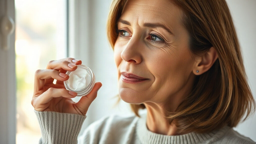 Illustration : Peau à la ménopause : pourquoi devient-elle plus sèche et plus fine ?